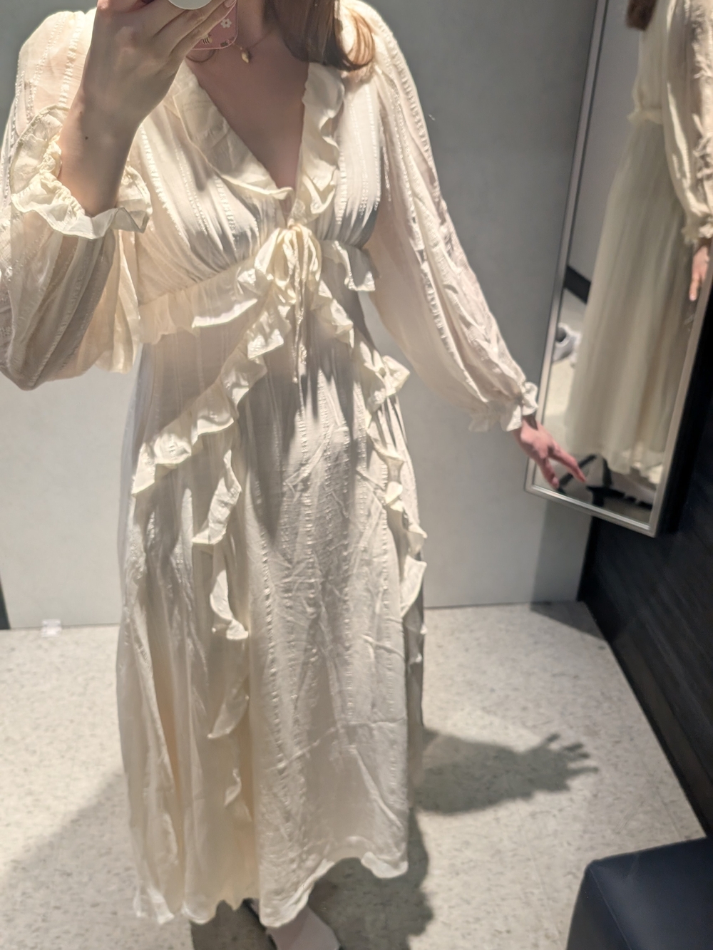 White Midi Dress